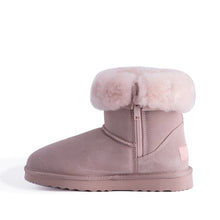 Load image into Gallery viewer, AUS WOOLI UGG MID CALF ZIP-UP SHEEPSKIN BOOT - Pale Pink
