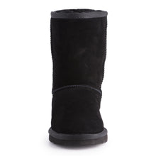 Load image into Gallery viewer, AUS WOOLI UGG MID CALF SHEEPSKIN BOOT - Black
