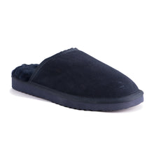 Load image into Gallery viewer, AUS WOOLI UGG UNISEX SHEEPSKIN WOOL Slippers - Navy
