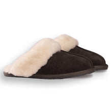 Load image into Gallery viewer, AUS WOOLI UGG UNISEX SHEEPSKIN WOOL SHELLEY Slippers - Dark Grey
