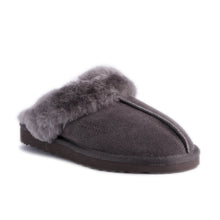 Load image into Gallery viewer, AUS WOOLI UGG UNISEX SHEEPSKIN WOOL SYDNEY Slippers - Dark Grey
