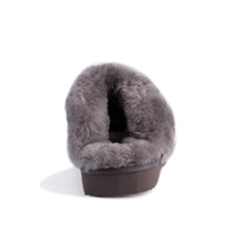 Load image into Gallery viewer, AUS WOOLI UGG UNISEX SHEEPSKIN WOOL SYDNEY Slippers - Dark Grey
