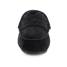 Load image into Gallery viewer, AUS WOOLI AUSTRALIA WOMENS BYRONBAY COSY MOCCASIN - BLACK
