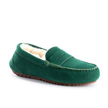 Load image into Gallery viewer, AUS WOOLI AUSTRALIA WOMENS BYRONBAY COSY MOCCASIN - GREEN
