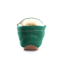 Load image into Gallery viewer, AUS WOOLI AUSTRALIA WOMENS BYRONBAY COSY MOCCASIN - GREEN
