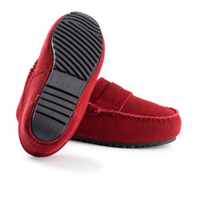 Load image into Gallery viewer, AUS WOOLI AUSTRALIA WOMENS BYRONBAY COSY MOCCASIN - RED
