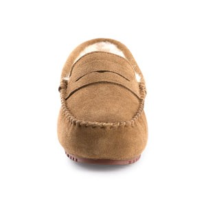 AUS WOOLI AUSTRALIA WOMENS BYRONBAY COSY MOCCASIN - TAN