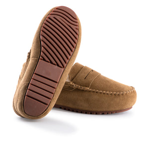 AUS WOOLI AUSTRALIA WOMENS BYRONBAY COSY MOCCASIN - TAN