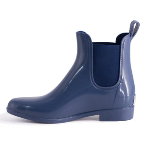 AUS WOOLI WOMENS RAINBOOTS WITH FREE SHEEPSKIN INSOLE - Navy