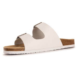 AUS WOOLI AUSTRALIA UNISEX MELBOURNE SANDALS - WHITE