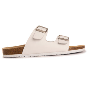 AUS WOOLI AUSTRALIA UNISEX MELBOURNE SANDALS - WHITE