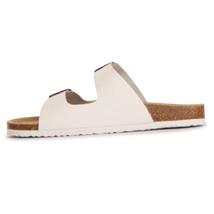 AUS WOOLI AUSTRALIA UNISEX MELBOURNE SANDALS - WHITE