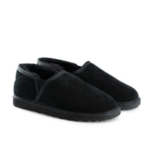 Load image into Gallery viewer, AUS WOOLI AUSTRALIA UNISEX NEWCASTLE EASY SLIP-ON - BLACK
