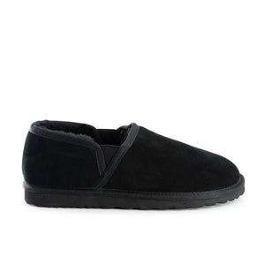 AUS WOOLI AUSTRALIA UNISEX NEWCASTLE EASY SLIP-ON - BLACK