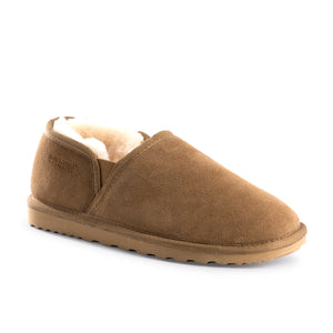 AUS WOOLI AUSTRALIA UNISEX NEWCASTLE EASY SLIP-ON - TAN