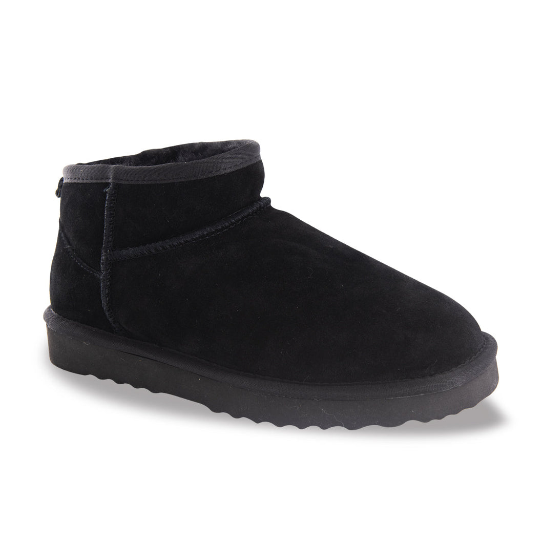 AUS WOOLI AUSTRALIA SHEEPSKIN CLASSIC ULTRA MINI BOOT - BLACK