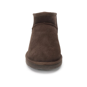 AUS WOOLI AUSTRALIA SHEEPSKIN CLASSIC ULTRA MINI BOOT - CHOCOLATE