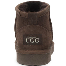 Load image into Gallery viewer, AUS WOOLI AUSTRALIA SHEEPSKIN CLASSIC ULTRA MINI BOOT - CHOCOLATE
