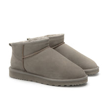 Load image into Gallery viewer, AUS WOOLI AUSTRALIA SHEEPSKIN CLASSIC ULTRA MINI BOOT - LIGHTGREY
