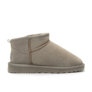 AUS WOOLI AUSTRALIA SHEEPSKIN CLASSIC ULTRA MINI BOOT - LIGHTGREY