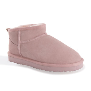 AUS WOOLI AUSTRALIA SHEEPSKIN CLASSIC ULTRA MINI BOOT - PALEPINK