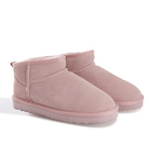 Load image into Gallery viewer, AUS WOOLI AUSTRALIA SHEEPSKIN CLASSIC ULTRA MINI BOOT - PALEPINK
