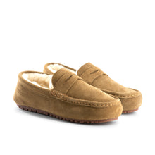 Load image into Gallery viewer, AUS WOOLI AUSTRALIA MENS TERRIGAL COSY MOCCASIN - TAN
