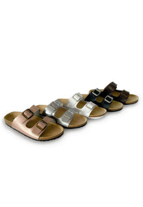 AUS WOOLI AUSTRALIA UNISEX MELBOURNE SANDALS - WHITE